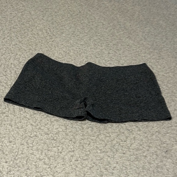 DARK GRAY BOY SHORTS | spandex material - Picture 4 of 5